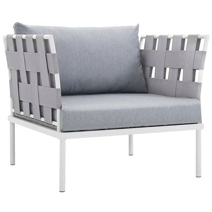 Harmony 3-Piece Outdoor Aluminum Sofa and Couch