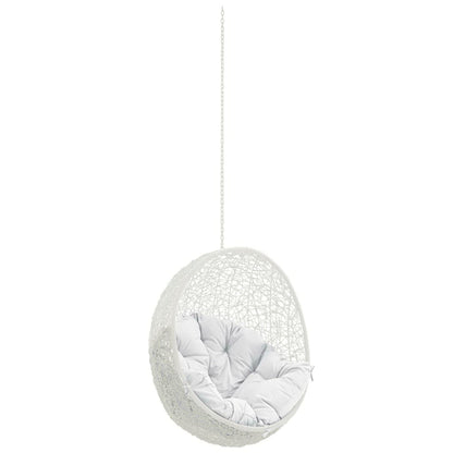 Hide Outdoor Patio Swing Chair Without Stand by Modway white woven hanging egg daybed cushions on Tampa Home & Garden Store