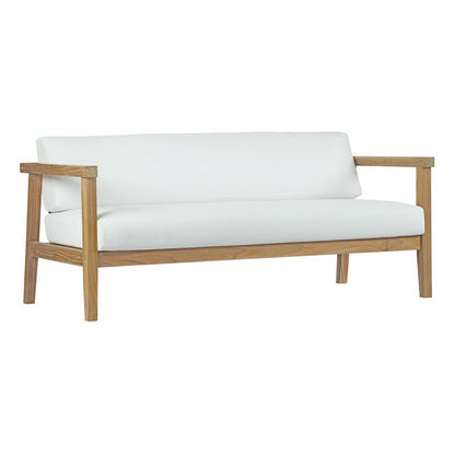 Bayport Modern Outdoor Teak Patio Sofa Set