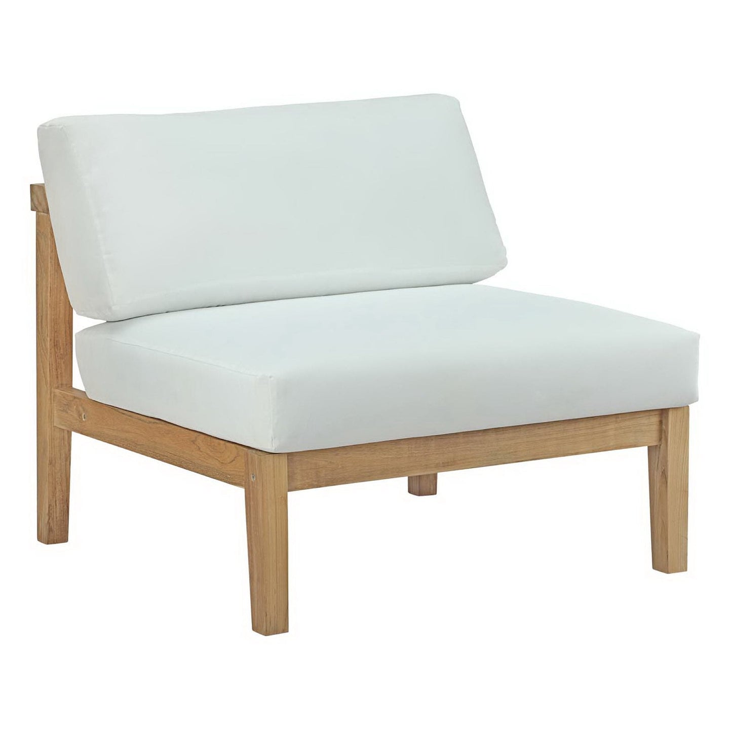 Bayport Outdoor Teak Armless Chair for Patio