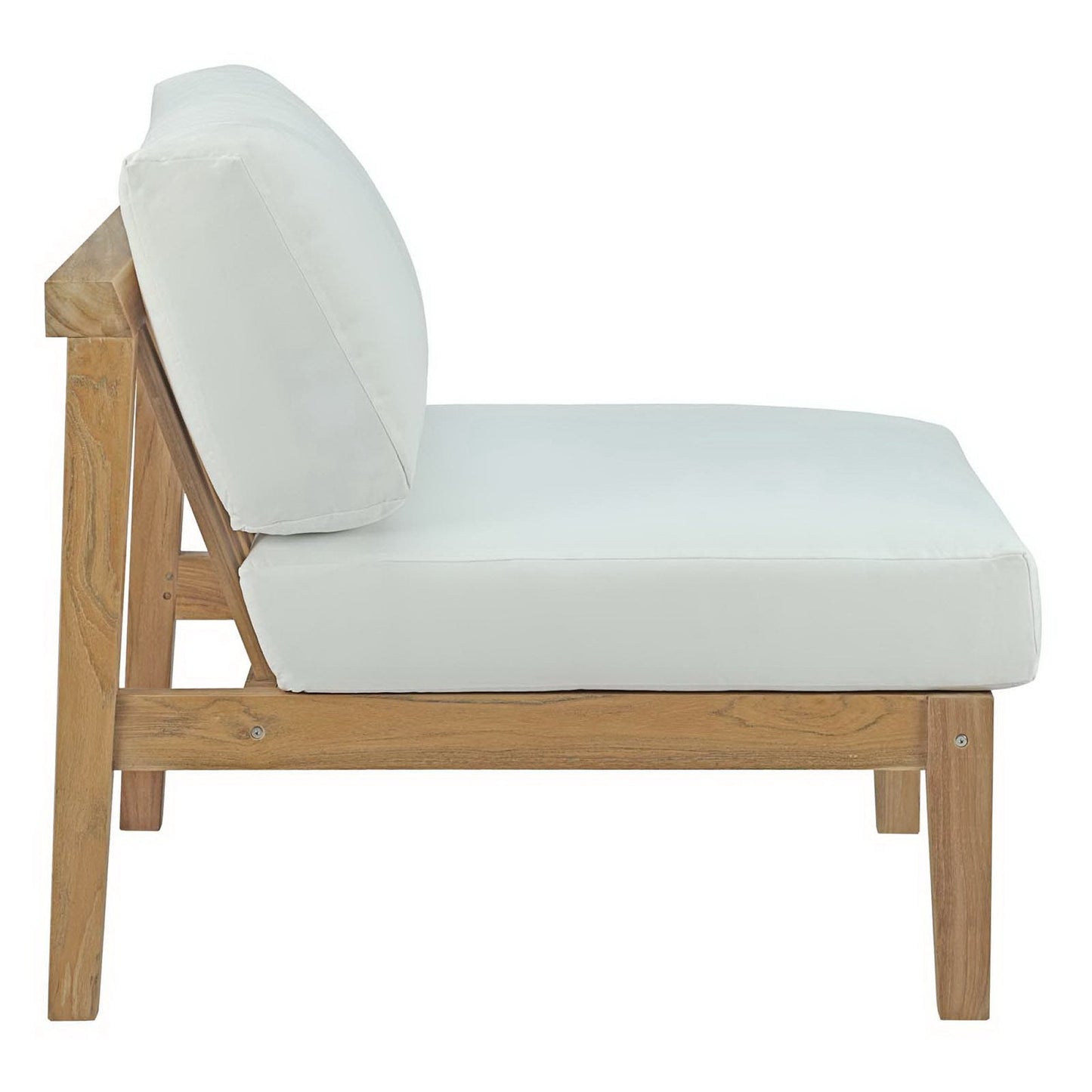 Bayport Outdoor Teak Armless Chair for Patio