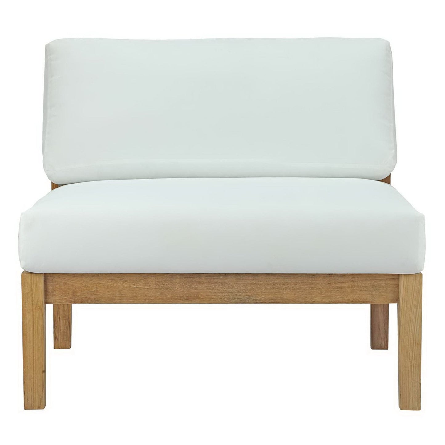 Bayport Outdoor Teak Armless Chair for Patio