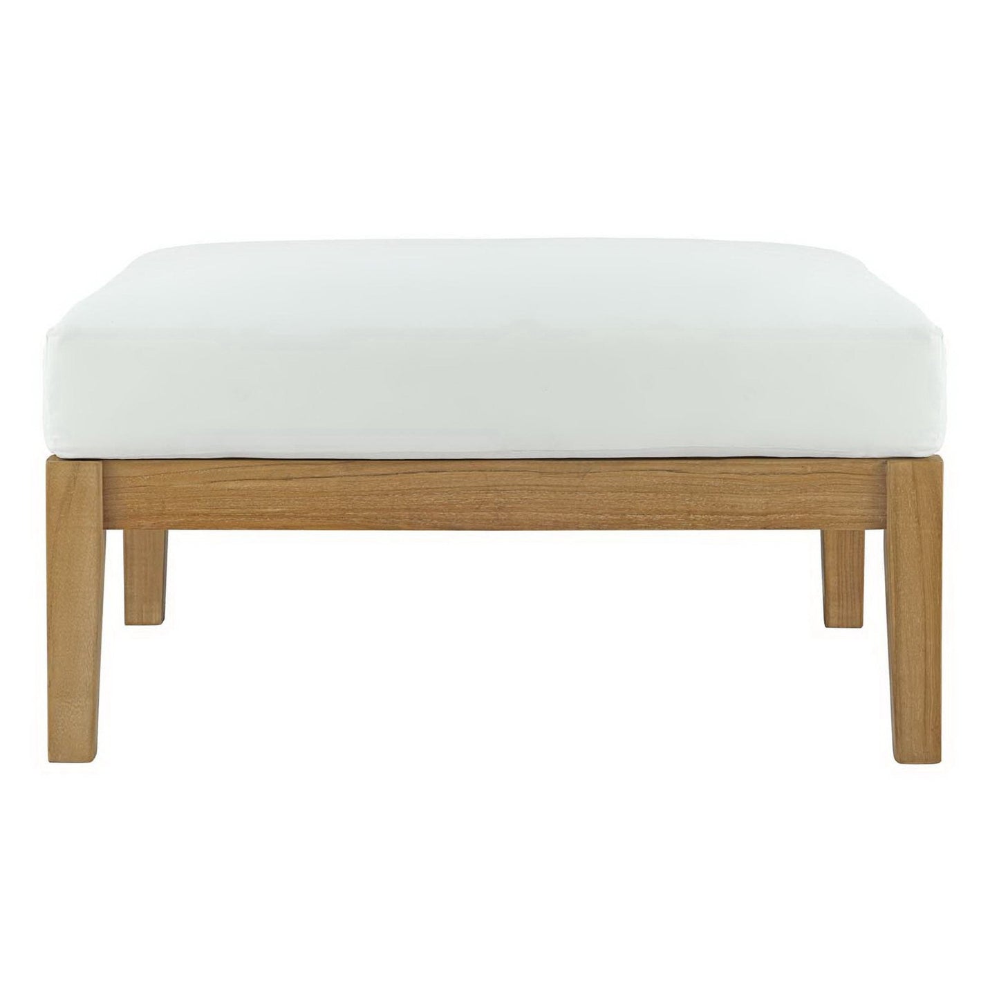 Modway Bayport Outdoor Patio Teak Ottoman