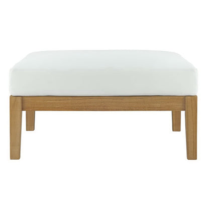 Modway Bayport Outdoor Patio Teak Ottoman