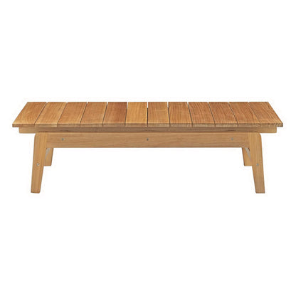 Bayport Solid Teak Coffee Table by Modway