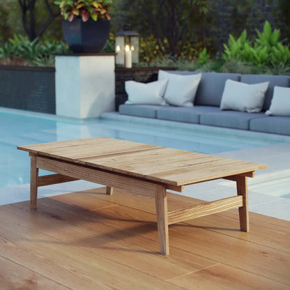 Bayport Solid Teak Coffee Table by Modway