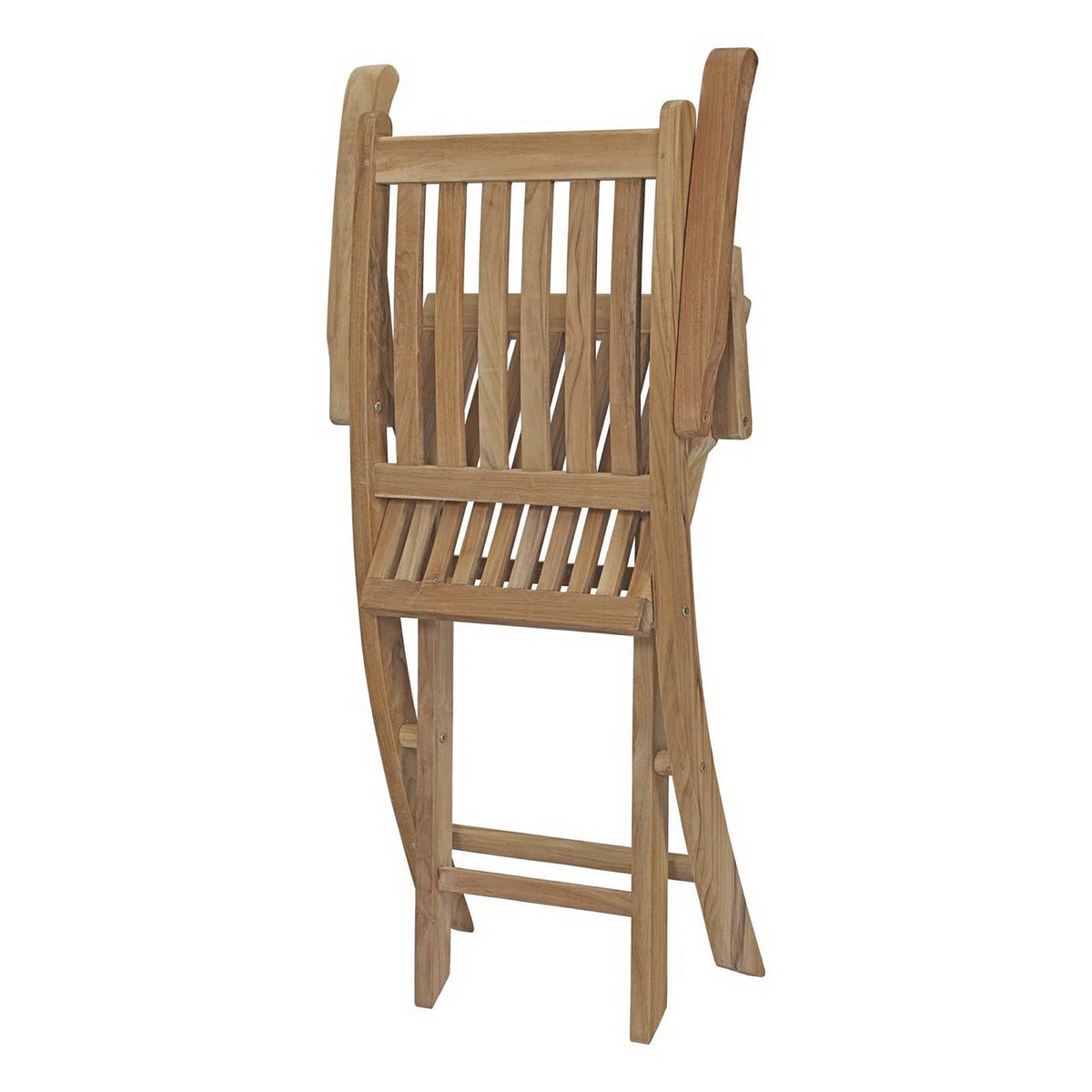 Marina outdoor teak folding chair, natural wood finish by Modway on Tampa Home & Garden Store