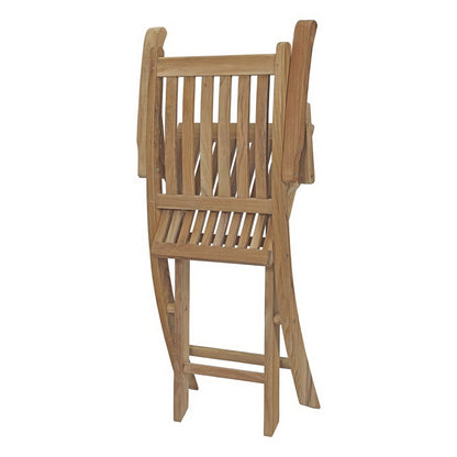 Marina outdoor teak folding chair, natural wood finish by Modway on Tampa Home & Garden Store