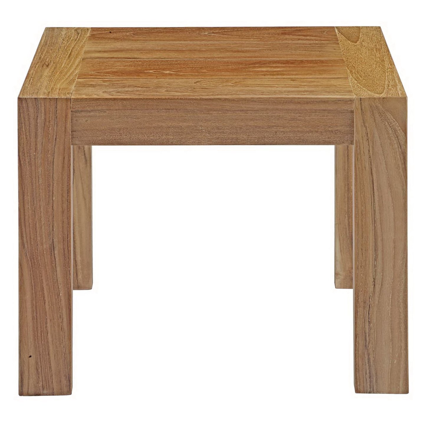 Upland Outdoor Teak Wood Side Table by Modway