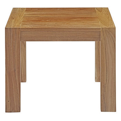 Upland Outdoor Teak Wood Side Table by Modway