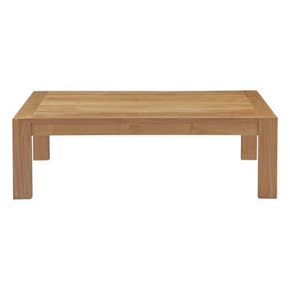 Teak outdoor table from Upland 3 Piece Outdoor Patio Teak Set by Modway on Tampa Home & Garden Store