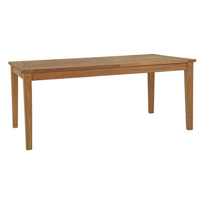 The Modway Marina Outdoor Teak Dining Table
