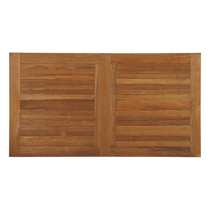 The Modway Marina Outdoor Teak Dining Table