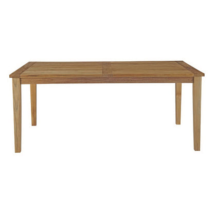 the Modway Marina Outdoor Teak Dining Table