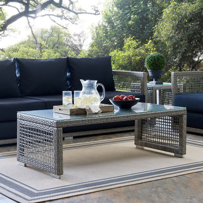 Aura Rattan Outdoor Coffee Table by Modway