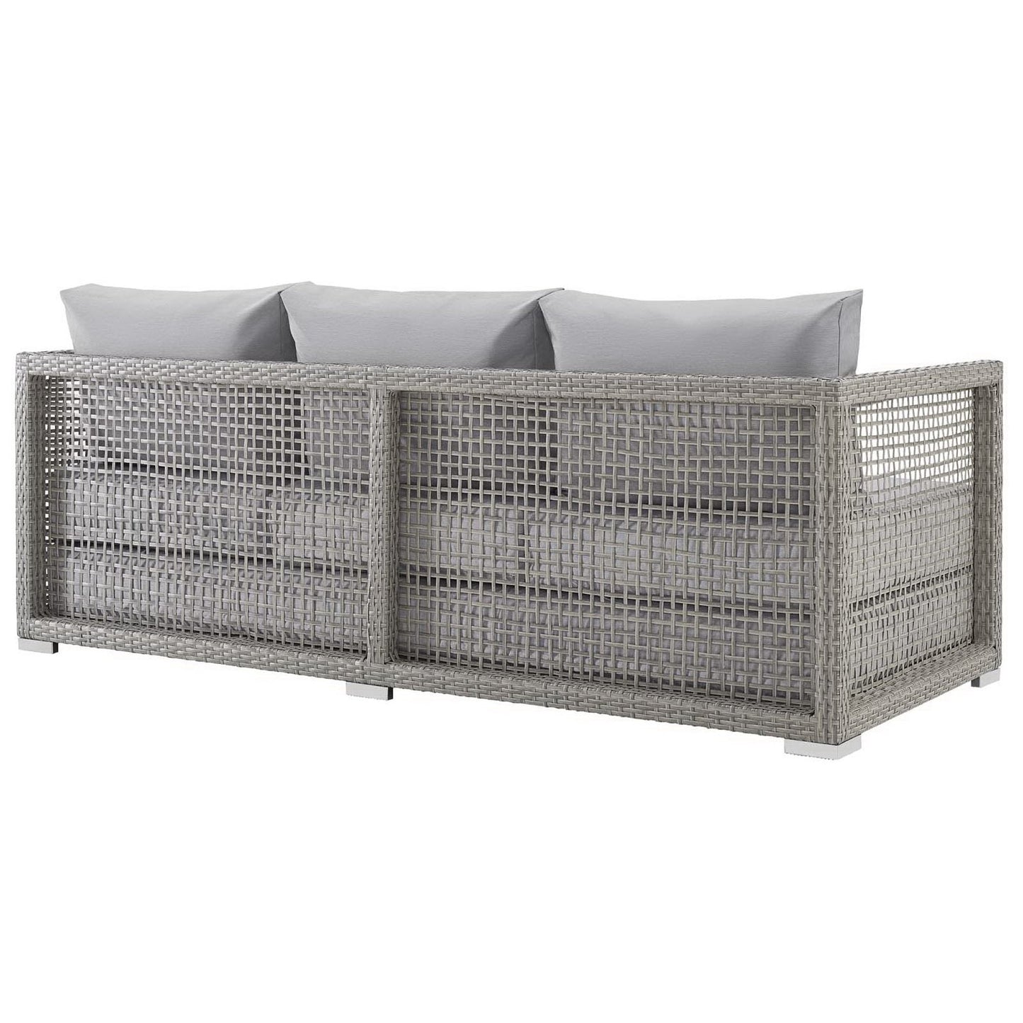 Aura Outdoor Patio Wicker and Rattan Sofa