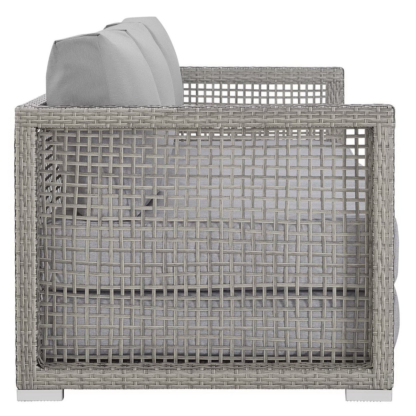 Aura Outdoor Patio Wicker and Rattan Sofa