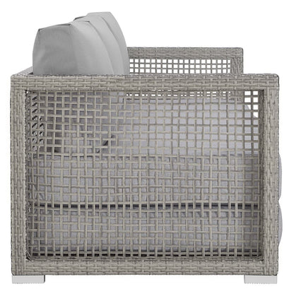 Aura Outdoor Patio Wicker and Rattan Sofa