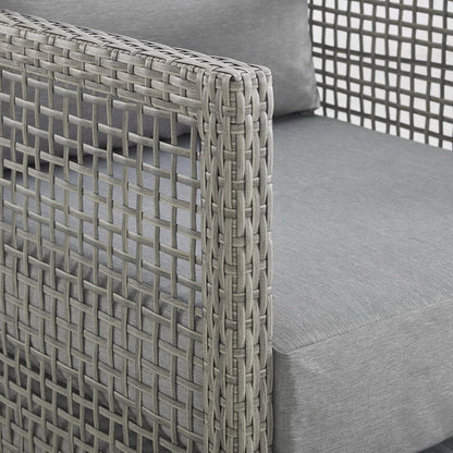 Aura Outdoor Patio Wicker and Rattan Sofa