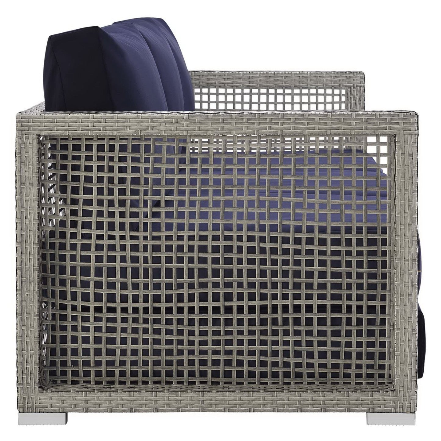 Aura Outdoor Patio Wicker and Rattan Sofa