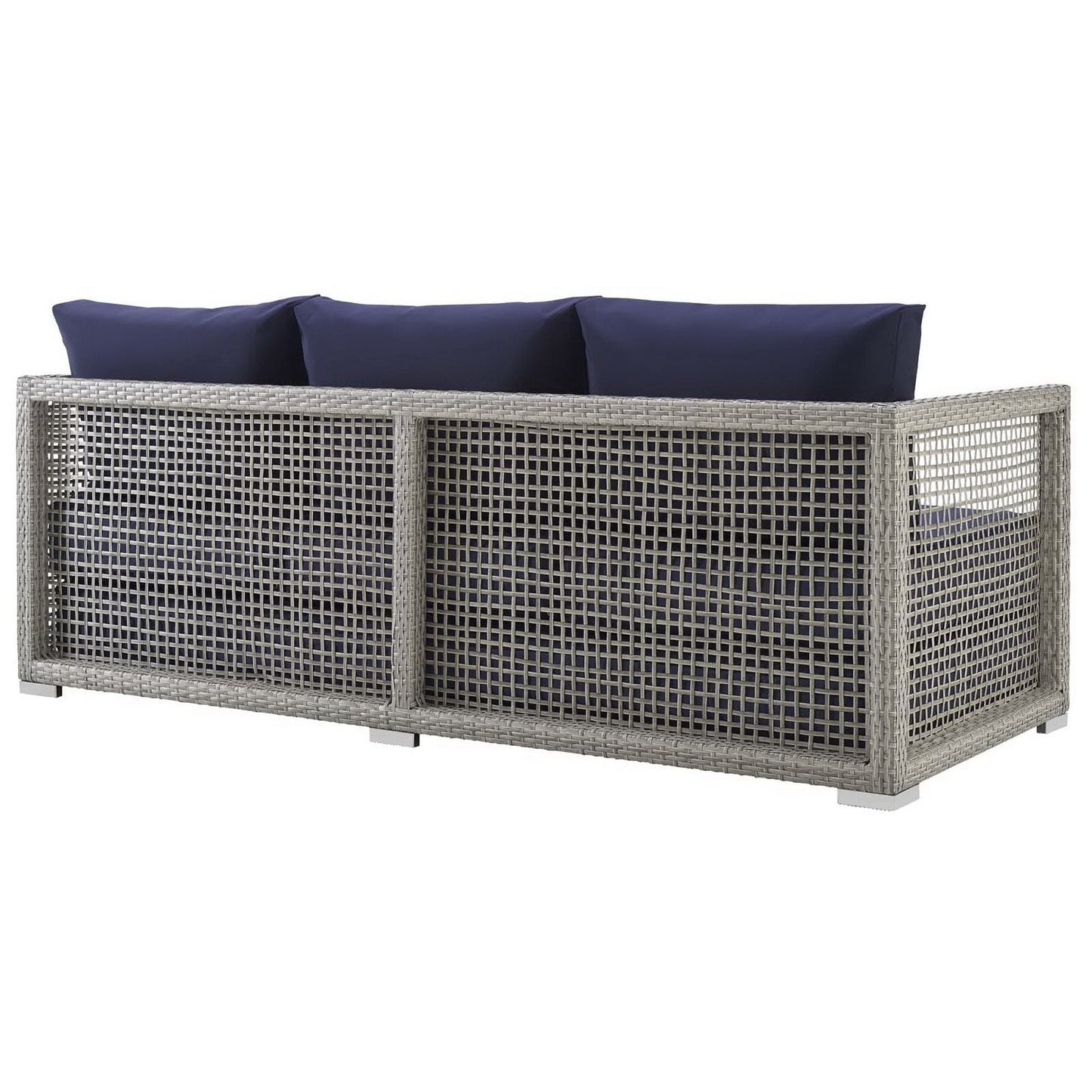 Aura Outdoor Patio Wicker and Rattan Sofa