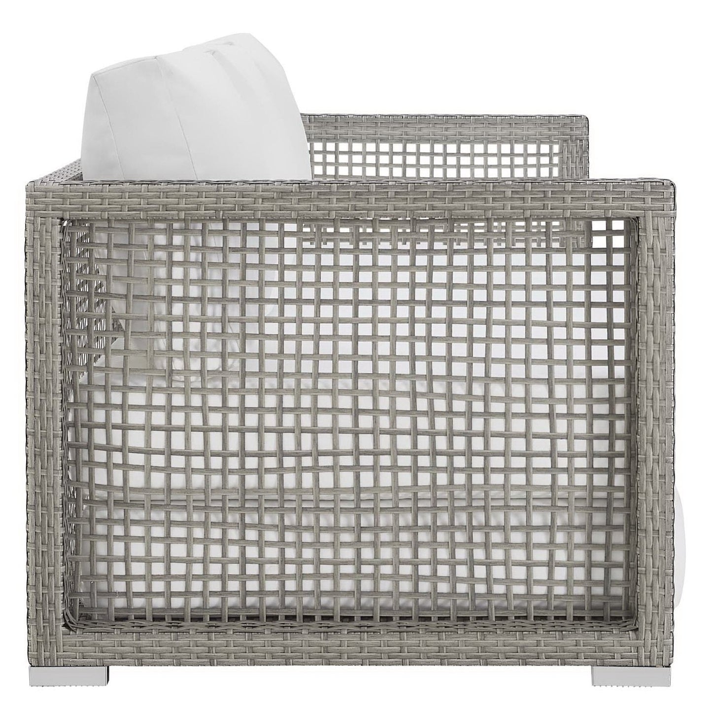 Aura Outdoor Patio Wicker and Rattan Sofa