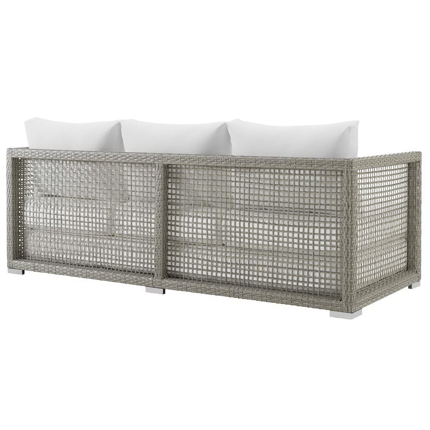 Aura Outdoor Patio Wicker and Rattan Sofa