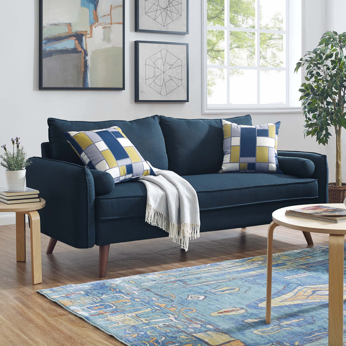 Modway Revive Upholstered Sofa for Living Room