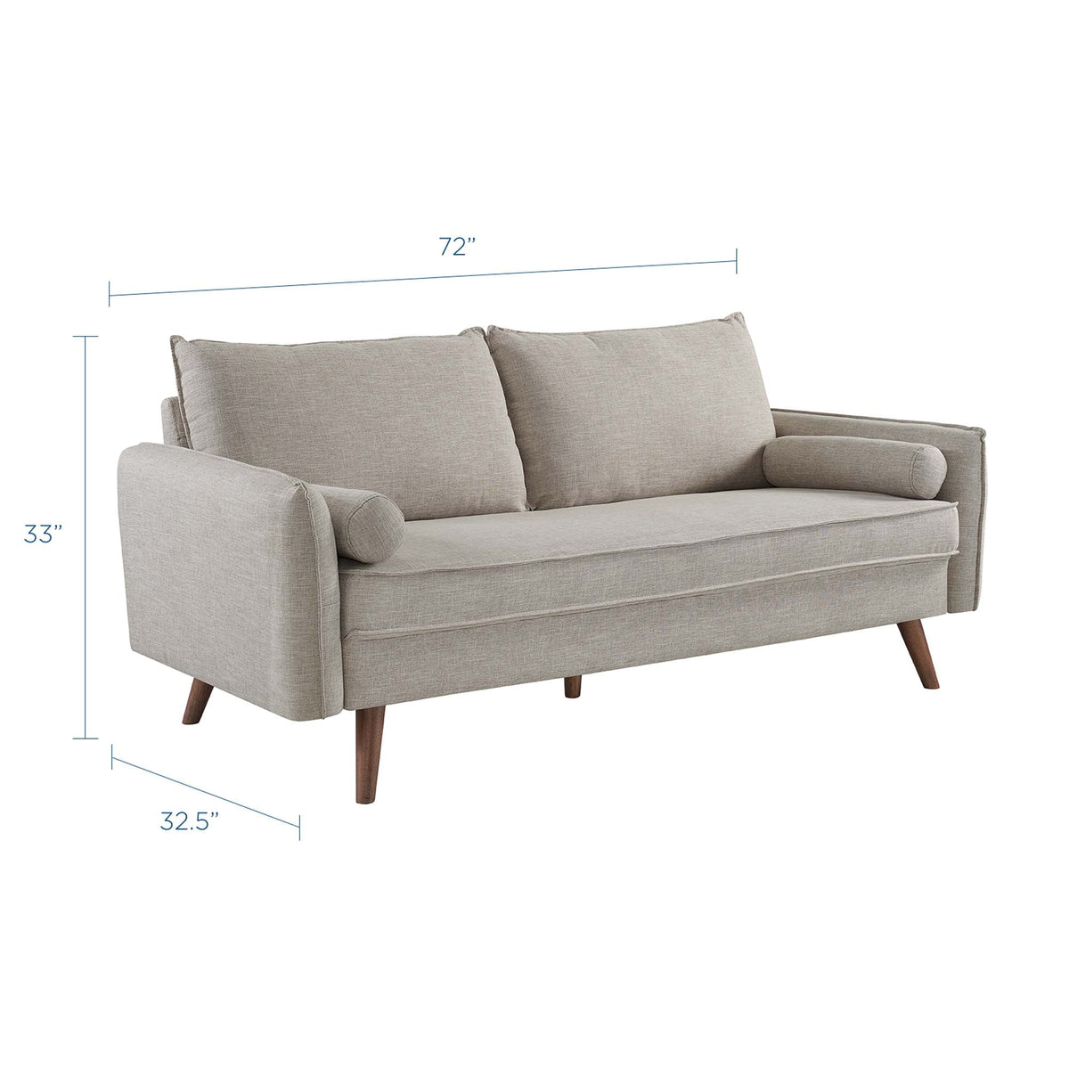 Modway Revive Upholstered Sofa for Living Room