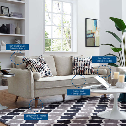Modway Revive Upholstered Sofa for Living Room