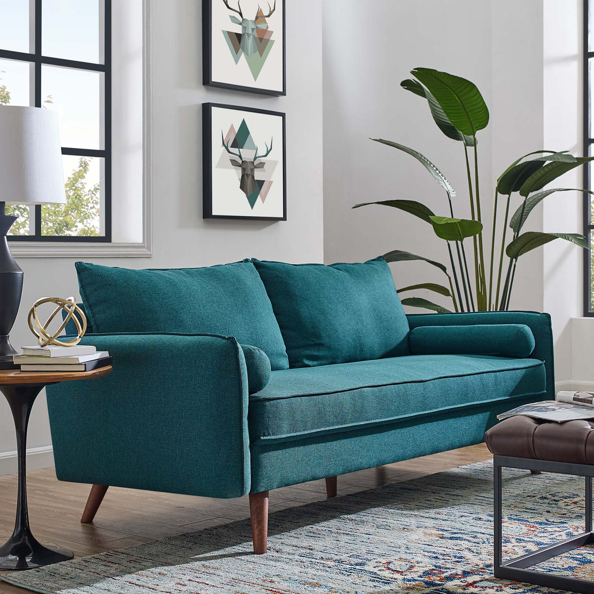 Modway Revive Upholstered Sofa for Living Room