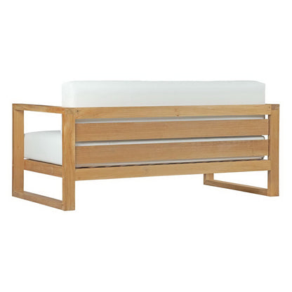 Modway Upland 4 Piece Outdoor Teak Patio Set