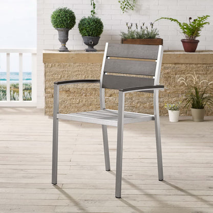 Modway Shore Outdoor Aluminum Dining Armchair