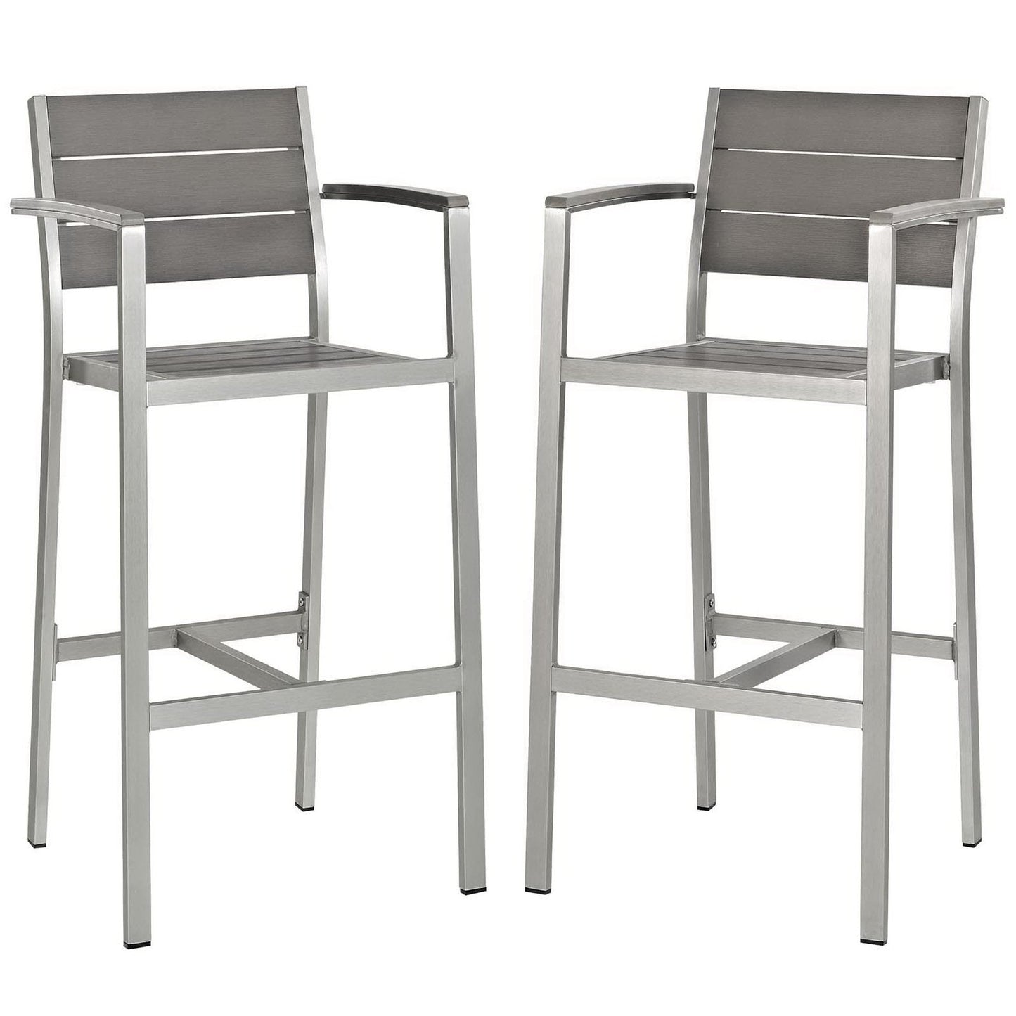 Modway Shore Outdoor Patio Bar Stools for 2