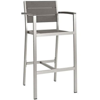 Modway Shore Outdoor Patio Bar Stools for 2
