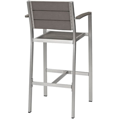 Modway Shore Outdoor Patio Bar Stools for 2