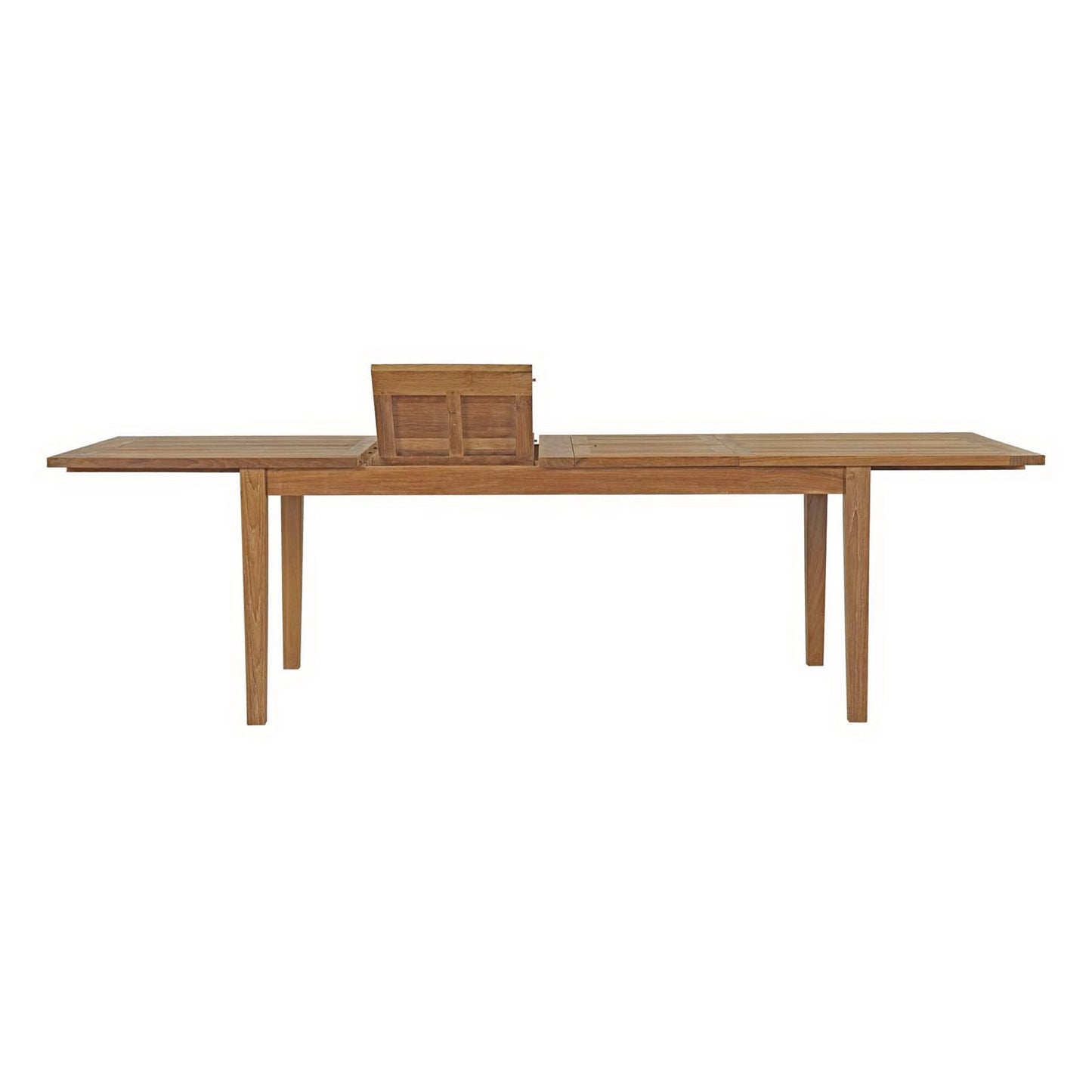 the Marina 11 Piece Teak Outdoor Dining Set