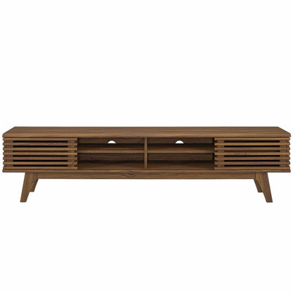 Render 70in Entertainment Center TV Stand by Modway in warm brown wood for living room use on Tampa Home & Garden Store