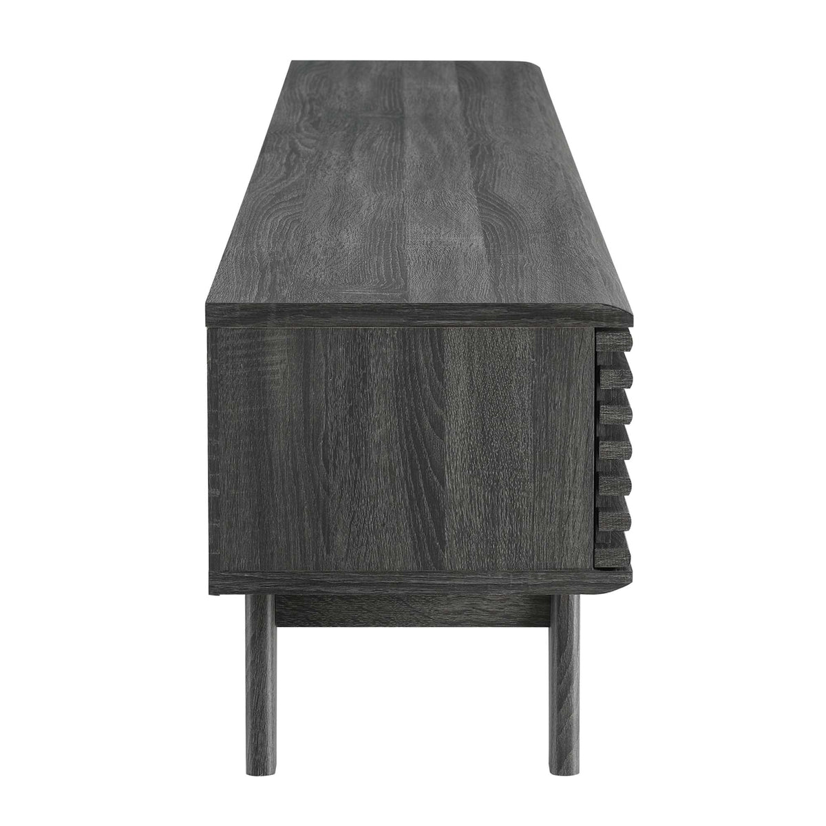 Render TV Stand by Modway in dark woodgrain finish with visible grain and rectangular top on Tampa Home & Garden Store