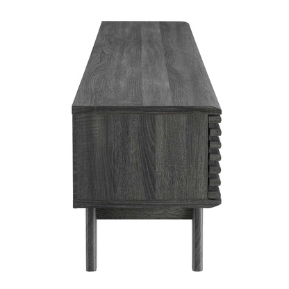 Render TV Stand by Modway in dark woodgrain finish with visible grain and rectangular top on Tampa Home & Garden Store