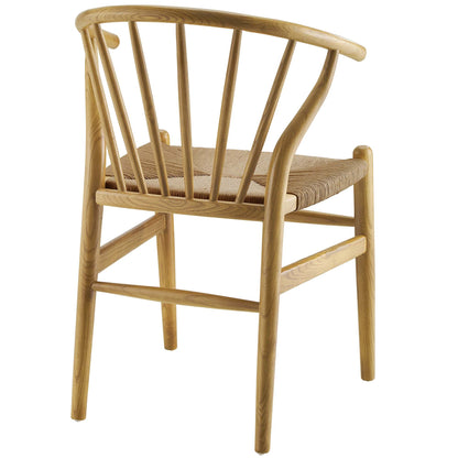 Flourish Spindle Wood Dining Side Chair by Modway, natural wood with spindle back on Tampa Home & Garden Store