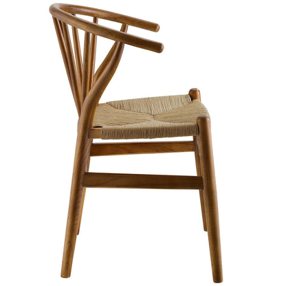 Flourish Spindle Wood Dining Side Chair by Modway, spindle-back chair with woven seat on Tampa Home & Garden Store