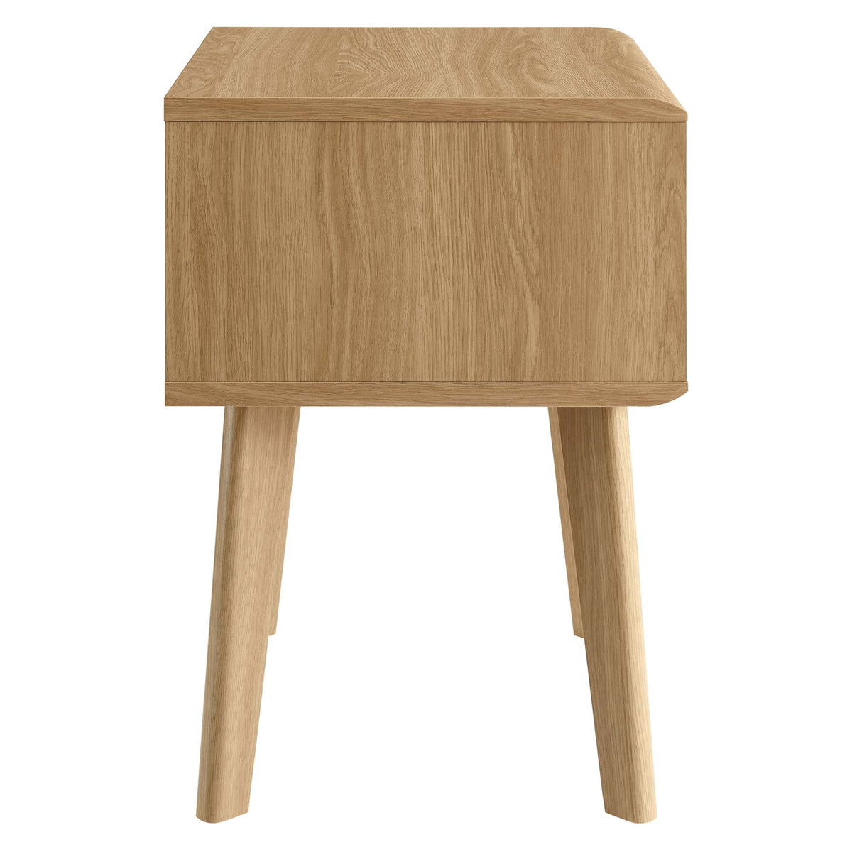 Render End Table by Modway, light oak finish, angled legs, HouseOfZazla on Tampa Home & Garden Store
