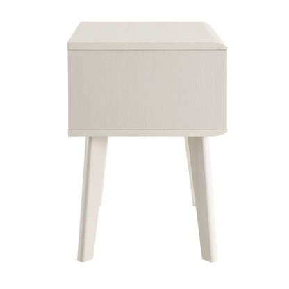 Render End Table by Modway, light beige wooden nightstand with tapered legs on Tampa Home & Garden Store