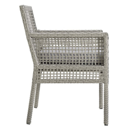 Aura Outdoor Patio Wicker Armchair Set of 2