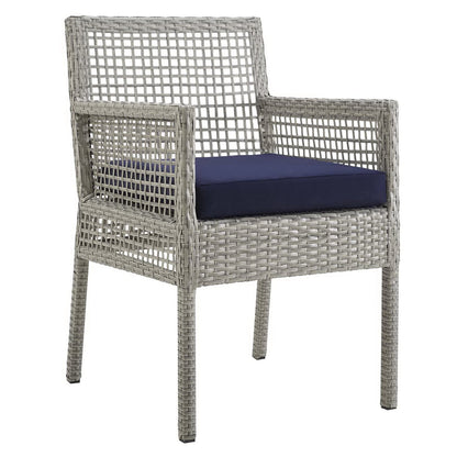 Aura Outdoor Patio Wicker Armchair Set of 2
