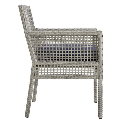 Aura Outdoor Patio Wicker Armchair Set of 2