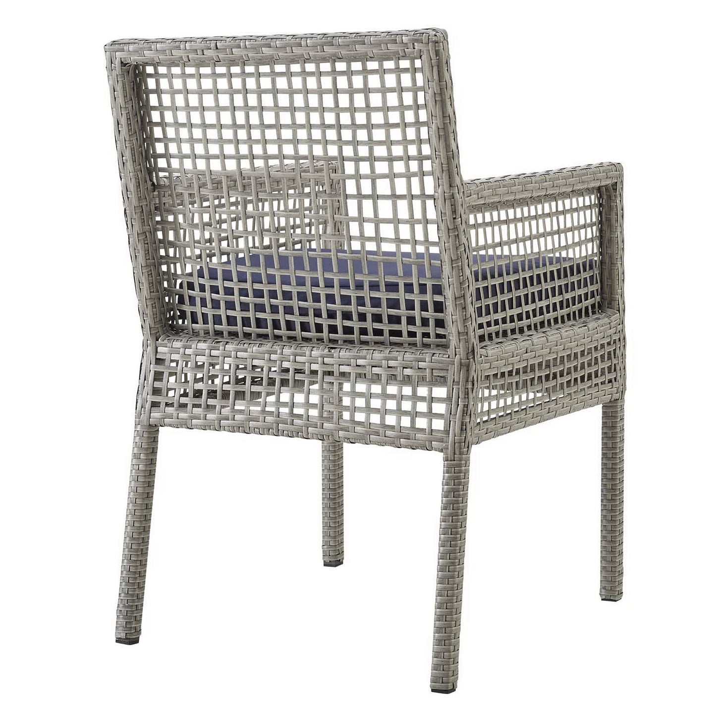 Aura Outdoor Patio Wicker Armchair Set of 2