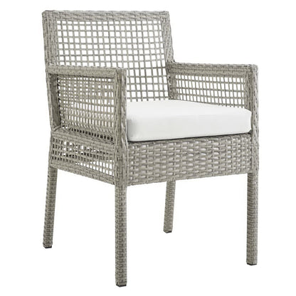Aura Outdoor Patio Wicker Armchair Set of 2