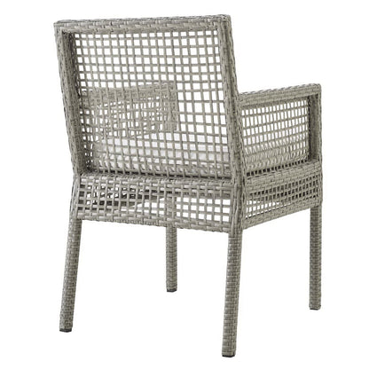Aura Outdoor Patio Wicker Armchair Set of 2